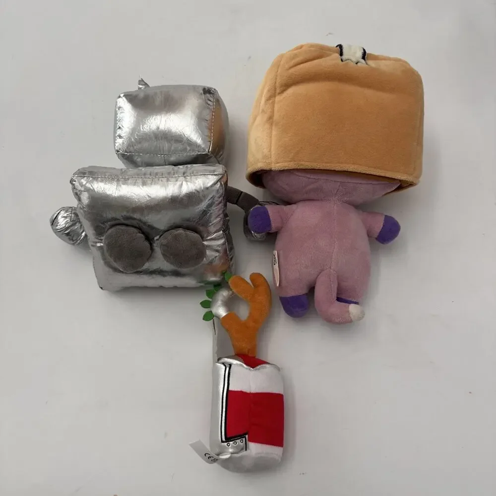 Lot 3 LankyBox Foxy Sicky Canny Robot Plush Toy Kawaii Stuffed Plush Doll
